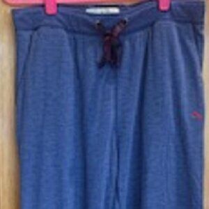 Tommy Bahama Women's Pull On Ultra-Soft Stretch Blue Pants Front Pockets Sz: M